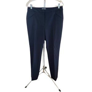 Tahari ASL Black Work Straight Leg Pants Sz 8